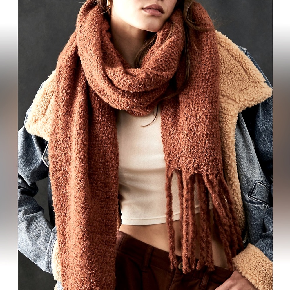 MNG Comfy Long Scarf Wrap